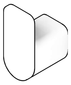 3D Documentation Image of RobeHook SurfaceMount Abey Vela