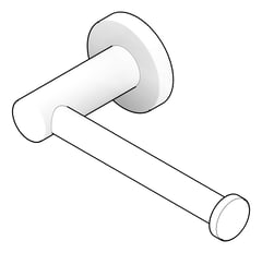 3D Documentation Image of ToiletRollHolder SurfaceMount Abey Builders