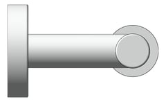 Left Image of ToiletRollHolder Surface Abey Poco