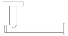 Plan Image of ToiletRollHolder Surface Abey Poco