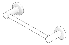 3D Documentation Image of TowelRail Single Abey Builders 300