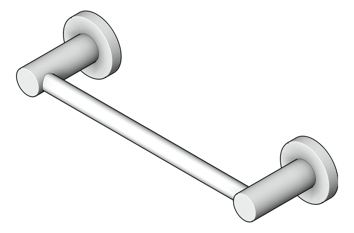 Image of TowelRail Single Abey Builders 300