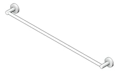 3D Shaded Image of TowelRail Single Abey Poco 760