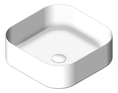 3D Shaded Image of Basin AboveCounter Abey Vela Square