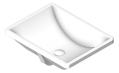 3D Shaded Image of Basin Undermount Abey Vela