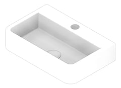 3D Documentation Image of Basin WallHung Abey Vela