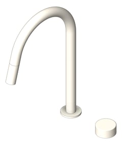 3D Shaded Image of MixerSet Hob Abey PocoP Sink SingleSprayHead