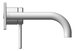 Left Image of MixerSet Wall Abey Poco BasinBathSet 165