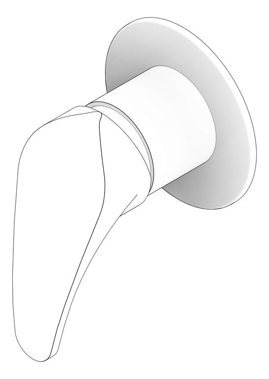 3D Documentation Image of MixerTap BathShower Abey MixMasterBuilders