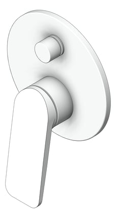 3D Shaded Image of MixerTap BathShower Abey Vela Diverter