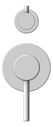 Front Image of MixerTap Shower Abey LuciaBuilders Diverter