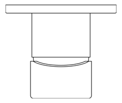 Plan Image of MixerTap Wall Abey Lucia Complete