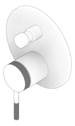 3D Documentation Image of MixerTap Wall Abey PocoK BathShower External Diverter