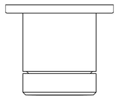 Plan Image of MixerTap Wall Abey PocoK BathShower External