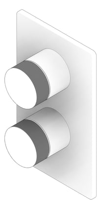 3D Documentation Image of MixerTap Wall Abey PocoP BathShower Rectangular