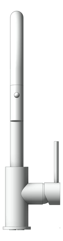 Front Image of Mixer Sink Abey Builders Gooseneck PullDown