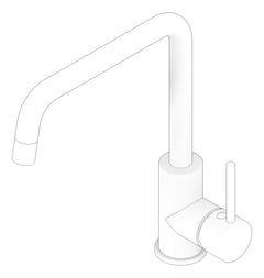 3D Documentation Image of Mixer Sink Abey Builders Squareneck