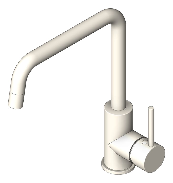 Image of Mixer Sink Abey Builders Squareneck