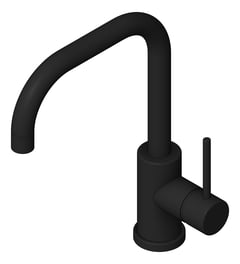 3D Shaded Image of Mixer Sink Abey Lucia SquareSideLever