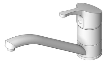 3D Shaded Image of Mixer Sink Abey MixMaster MK2