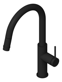 3D Shaded Image of Mixer Sink Abey Poco Gooseneck PullDown