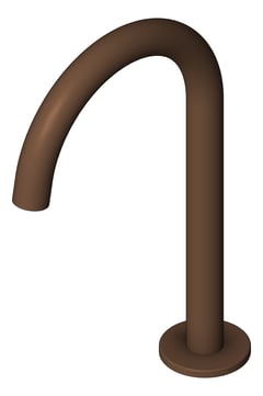 3D Shaded Image of Spout Hob Abey PocoP Basin Short