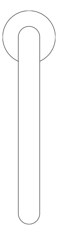 Plan Image of Spout Hob Abey PocoP Basin Tall