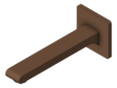 3D Shaded Image of Spout Wall Abey ParkAvenue 2Piece 210