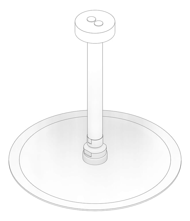 3D Documentation Image of Shower Ceiling Abey BuildersShowers Vertical