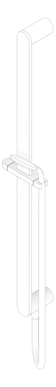 3D Documentation Image of Shower Hand Abey Rail DirectIntake