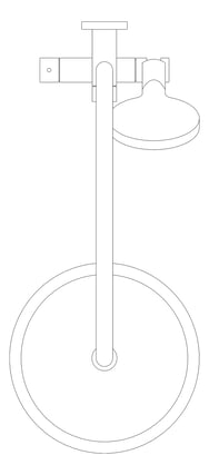 Plan Image of Shower Wall Abey BuildersShowers Dual