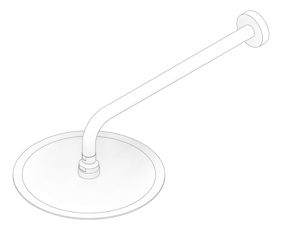 3D Documentation Image of Shower Wall Abey BuildersShowers Horizontal