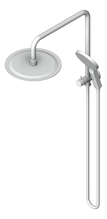 Image of Shower Wall Abey BuildersShowers MiniDual