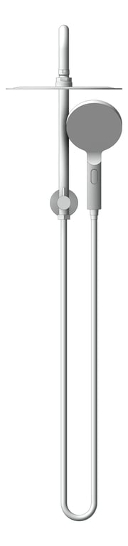 Front Image of Shower Wall Abey BuildersShowers MiniDual