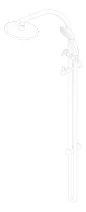 3D Documentation Image of Shower Wall Abey Dual Round