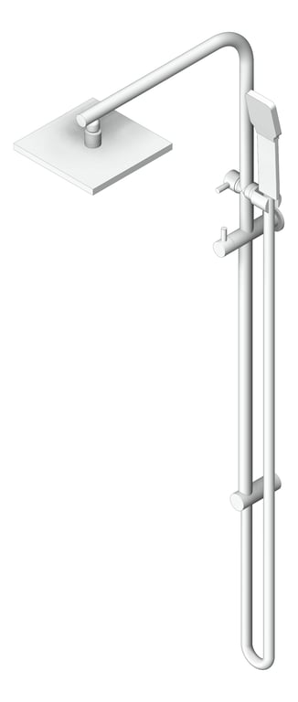 Navigate to Shower Wall Abey Dual Square