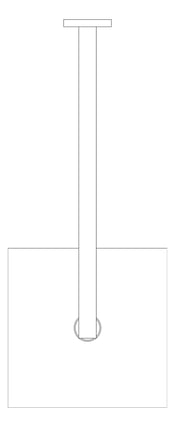 Plan Image of Shower Wall Abey Horizontal Square