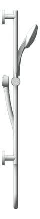 Left Image of Shower Wall Abey Rail 3FunctionShowerHead