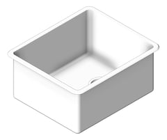 3D Shaded Image of Sink Kitchen Abey BLD Single