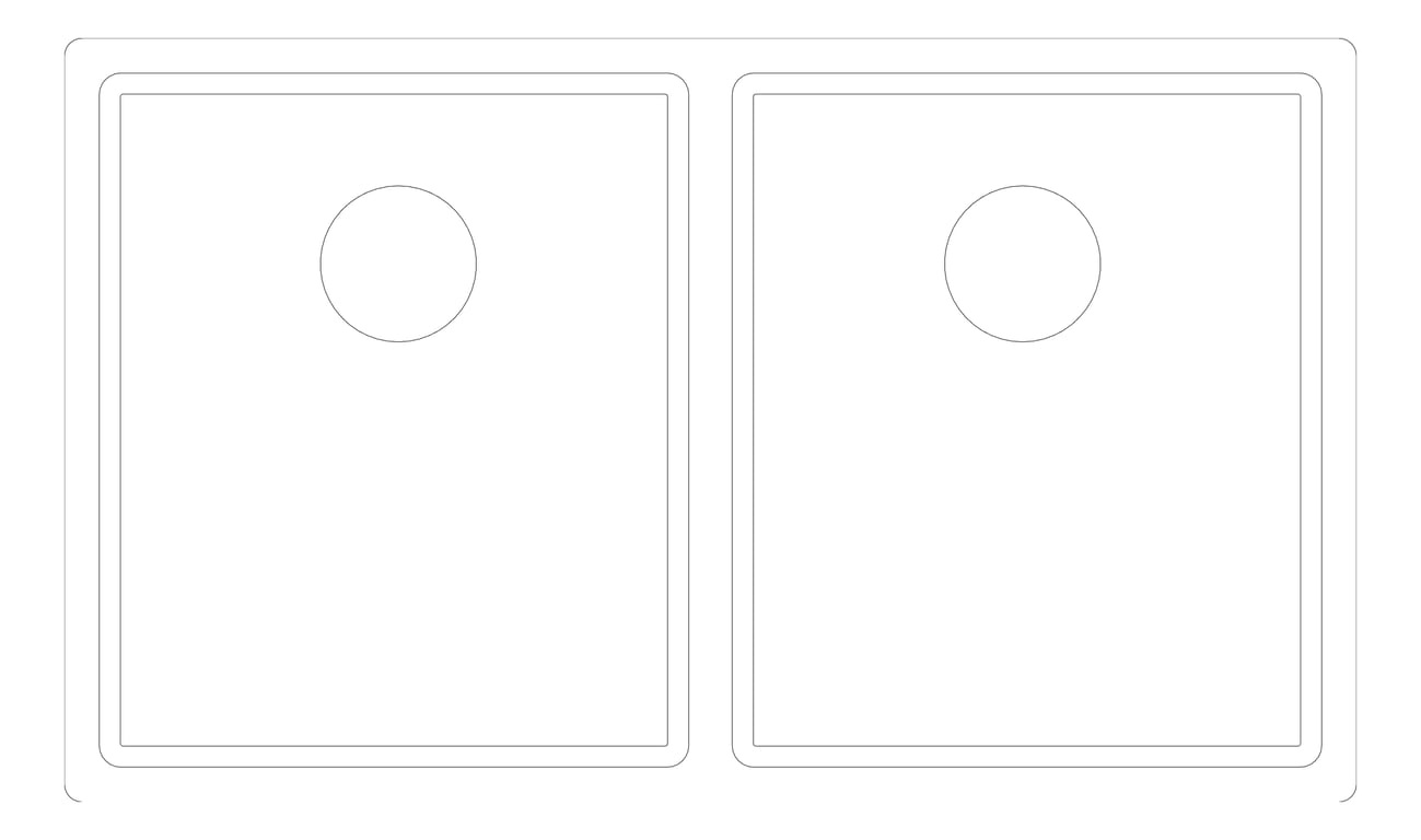 Plan Image of Sink Kitchen Abey Builders DoubleBowl Overflow