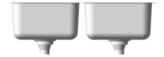 Front Image of Sink Kitchen Abey Builders DoubleBowl R50