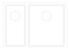 Plan Image of Sink Kitchen Abey Builders OneAndOneThirdBowl Overflow