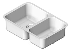 3D Shaded Image of Sink Kitchen Abey Builders OneAndThreeQuarterBowl R50