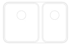 Plan Image of Sink Kitchen Abey Builders OneAndThreeQuarterBowl R50