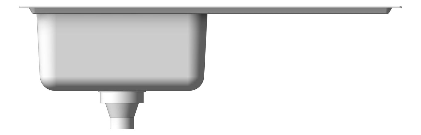 Front Image of Sink Kitchen Abey Builders SingleBowl LHS Inset