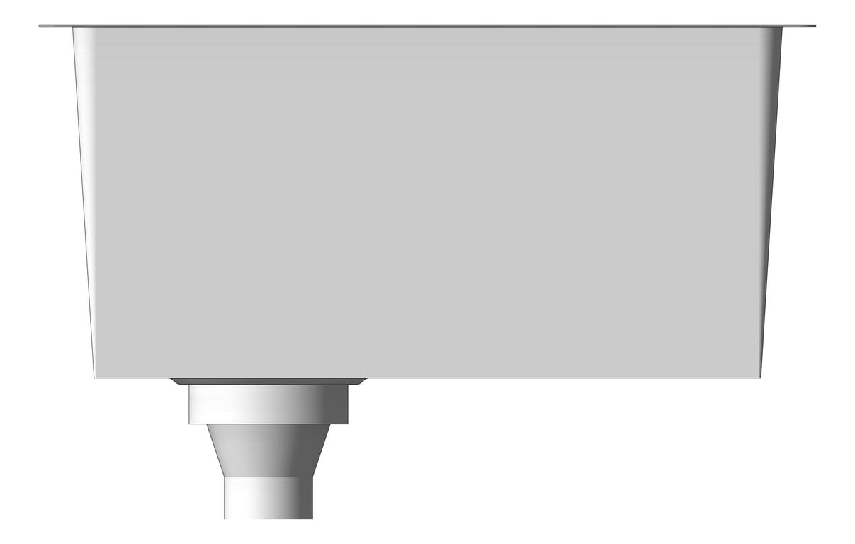 Left Image of Sink Kitchen Abey Builders SingleBowl Overflow Large