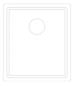 Plan Image of Sink Kitchen Abey Builders SingleBowl Overflow