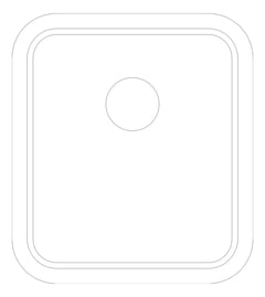 Plan Image of Sink Kitchen Abey Builders SingleBowl R50