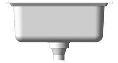 Left Image of Sink Kitchen Abey Builders SingleBowl RHS Inset