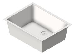 3D Shaded Image of Sink Kitchen Abey CUA 540 SingleBowl Undermount
